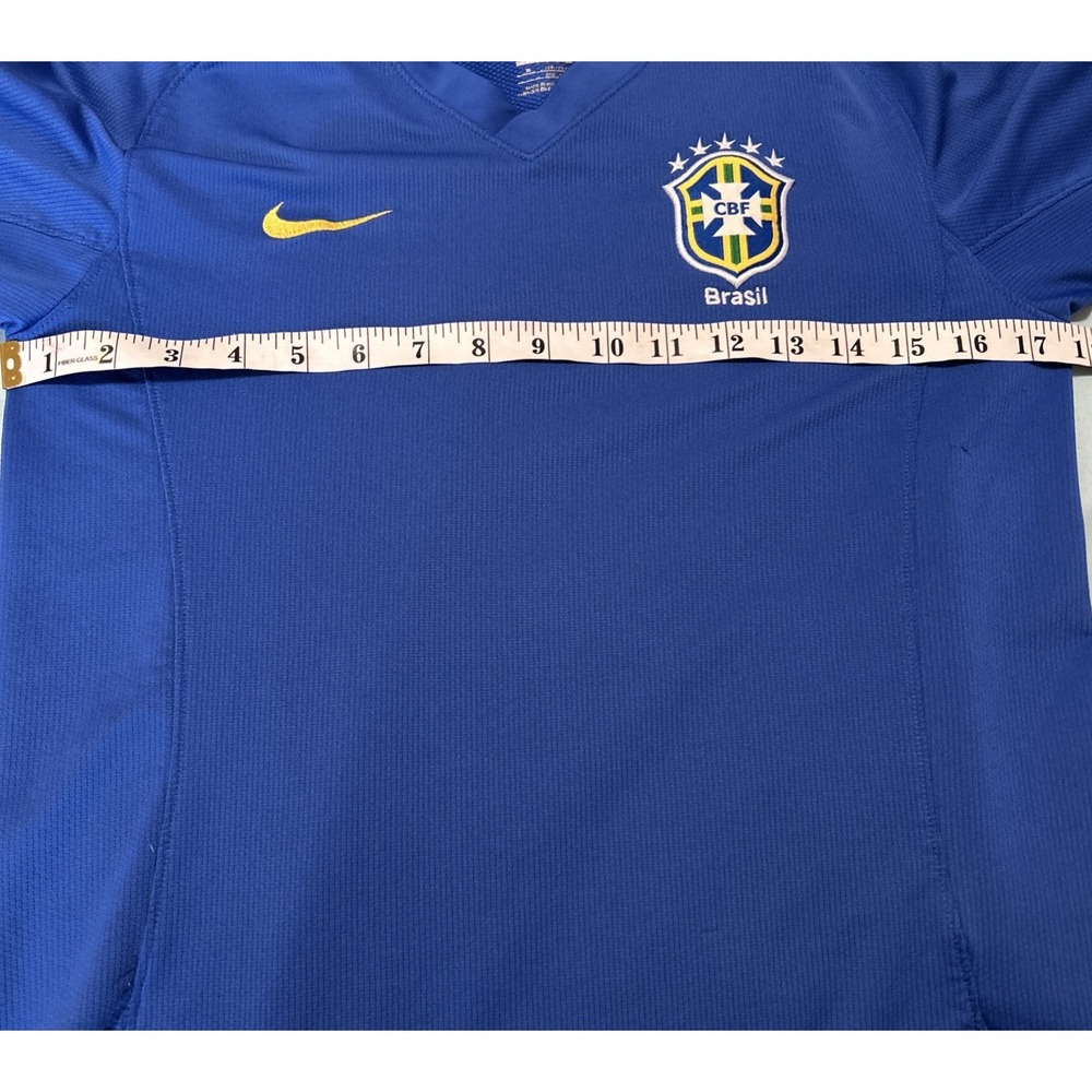 Brazil 2008/2010 Away Nike Fit Football Shirt Soccer Jersey Youth Size 13/15 XL - Picture 6 of 9